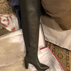 Vince Camuto Boots. Dark gray. Above the knee
